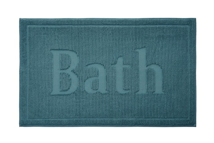 Mijolnir Set de alfombrillas de baño, 2 piezas, Azul Petróleo